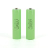 2 batteries piles solaire rechargeables LR6 AA - Ni-MH 900 mAh