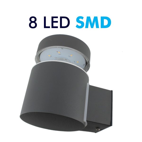Applique Exterieur LED 6W Montante OSLO 600Lm