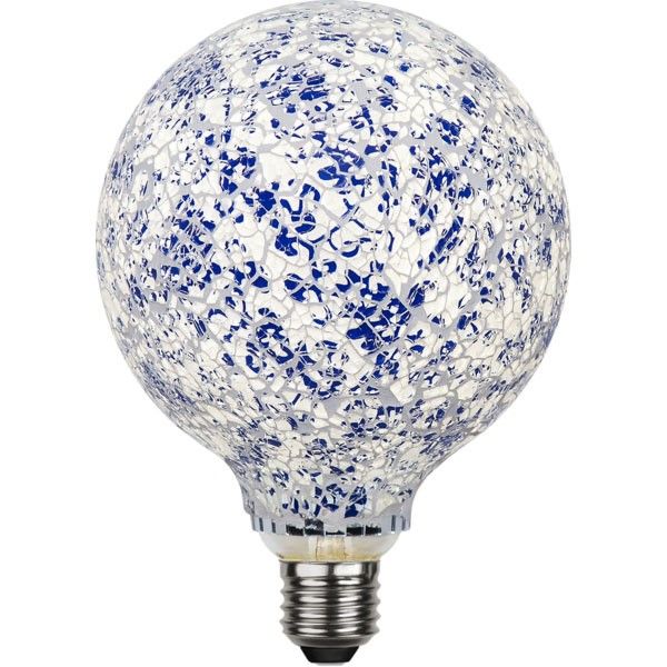 Ampoule E27 Mosaïque 4W bleue/blanche
