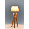 Lampe trépied & abat-jour lin "Kalo"  - E27 - 65 cm