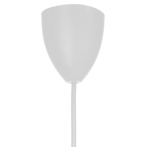 Suspension cône blanche - E14 - 38 cm