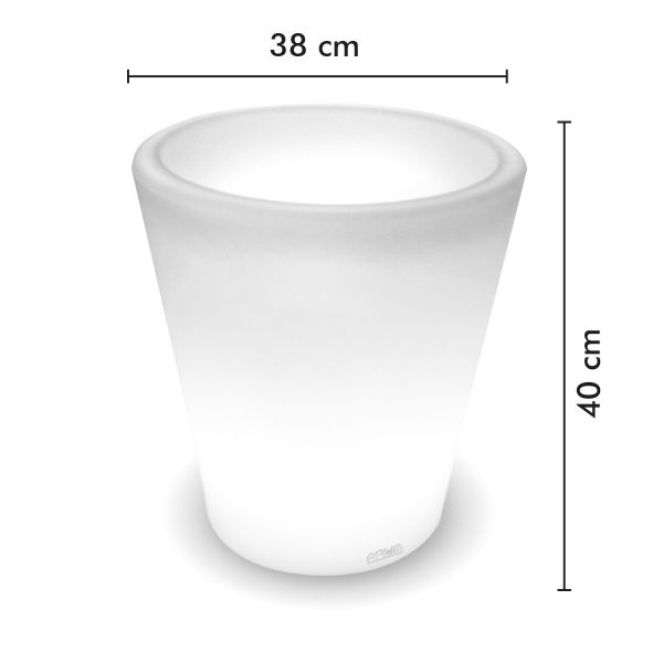 Pot de fleur Cylindrique rechargeable 80cm Intérieur/Extérieur