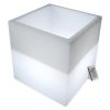 Cube Sceau à Champagne lumineux rechargeable LED 40cm Extérieur