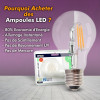 Ampoule LED E14 Flamme 5,5W Eq 40W BA35