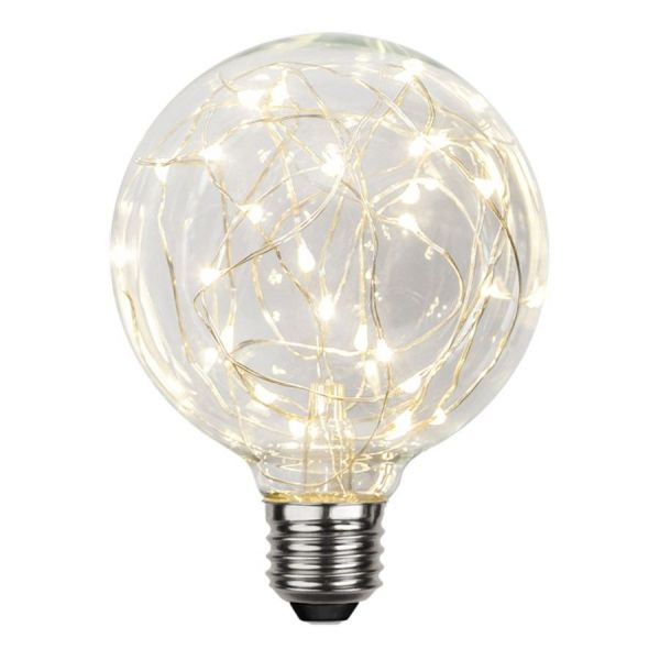 Ampoule Déco micro LED E27 G95 1,5W Blanc Chaud