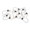 Guirlande 10 Ampoules de 10 MicroLED Blanc Chaud