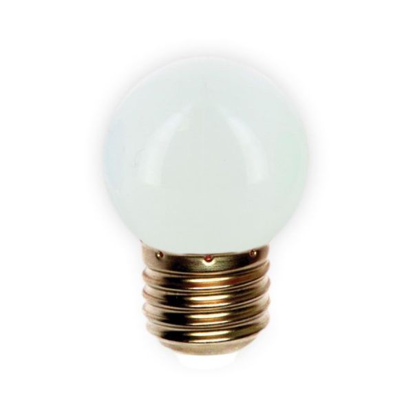 Juego de 10 bombillas LED blancas cálidas de 1 vatio (equivalente a 10 vatios) Guinguette Garland