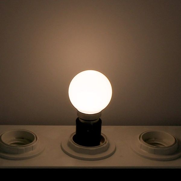 Set mit 10 warmweißen LED-Lampen 1 Watt (entspricht 10 Watt) Guinguette Garland