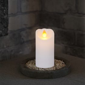 LED candle light Wax GLOW flickering Flame 10cm