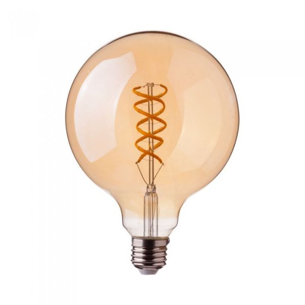 Ampoule LED E27 GLOBE Curve Filament vintage