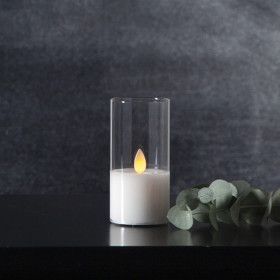Best Season Photophore LED M-Twinkle flamme mobile Blanc