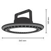 HIGH BAY UFO 150W IP65 industrial suspension bowl