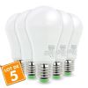 Set de 5 bombillas LED E27 14W Eq 100W Blanco cálido