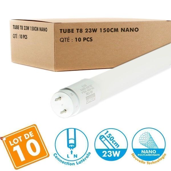 Tube LED Professionel T8 18W 120 cm connexion latérale
