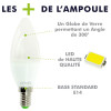 Lot de 5 Ampoules LED E14 6W Rendu 40W 420LM