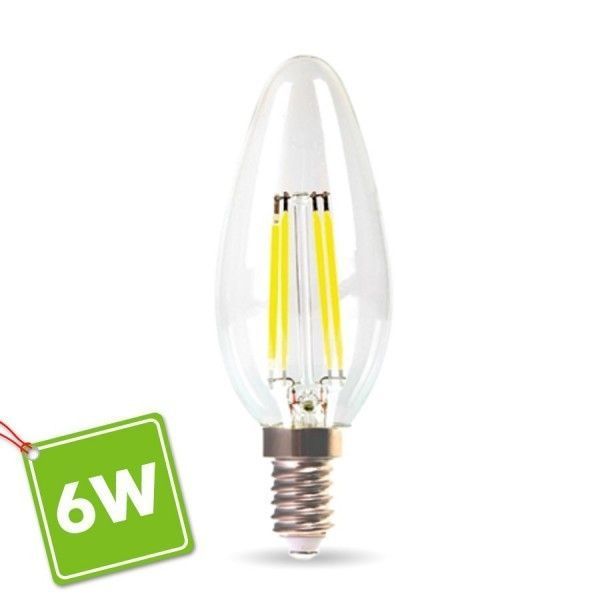 Ampoule LED E14 6W Eq 60W Filament