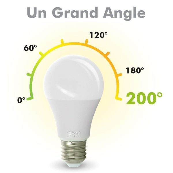 Ampoule LED E27 9W Blanc chaud