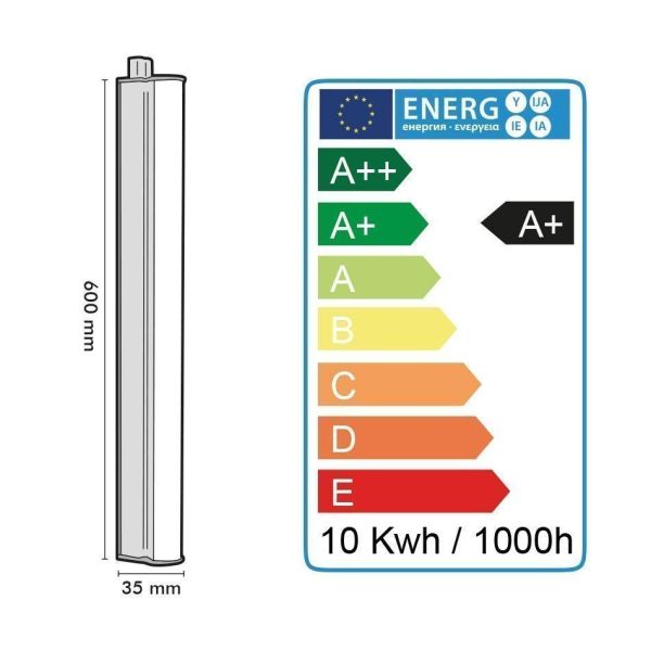 Strip with Integrated LED Tube T5 8W 57 cm