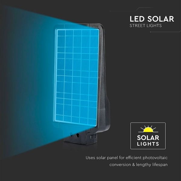 Solarprojektor 20W mit Sound Solar Panel und Fernbedienung 4000K