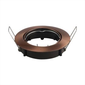 Support orientable rond finition bronze D82