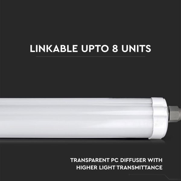 Tubo de LED de 1,20 metros impermeable 2880 Lúmenes blanco natural