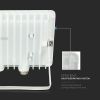 Projecteur LED Boitier blanc 10W 850 Lumens IP65 de V-TAC