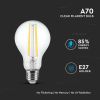 Ampoule LED E27 A70 12,5W Filament 3000K Blanc Chaud