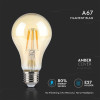 Ampoule LED E27 10W FILAMENT Verre ambrée