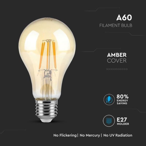 Ampoule LED Filament 4W E27 Blanc Chaud - 2200k