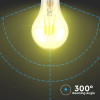 LED Filamento de la bombilla 4W E27 Blanco Cálido - 2200k