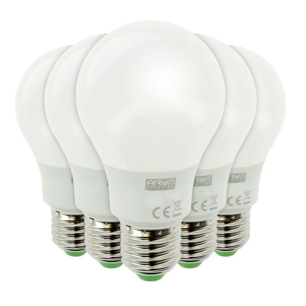 Conjunto de 5 bombillas LED E27 11W 1055 lúmenes