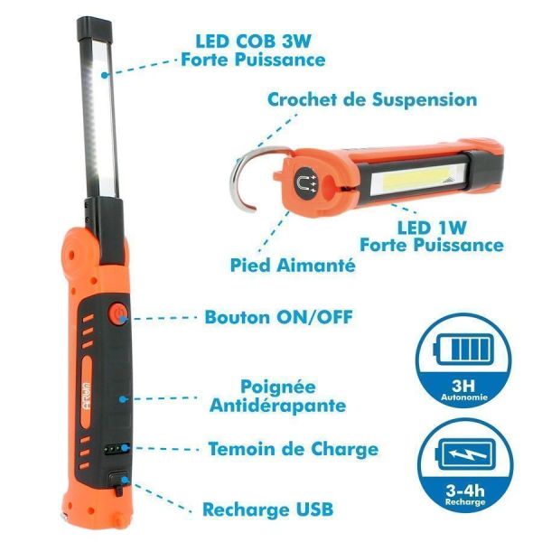 3 bright led torch