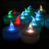 Efecto de llama de 24 velas LED multicolores