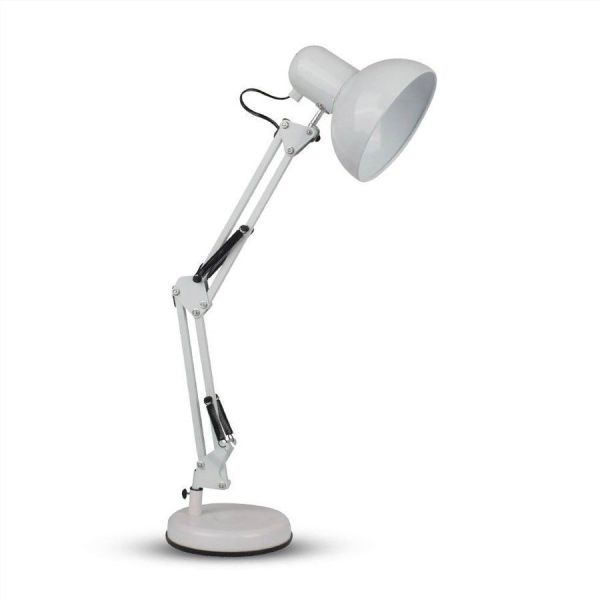 Lámpara de escritorio blanca