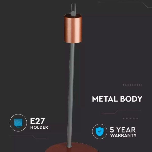 Lampe de table Design Metal E27