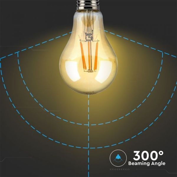 Ampoule LED Filament 8W E27 Blanc Chaud - 2300k