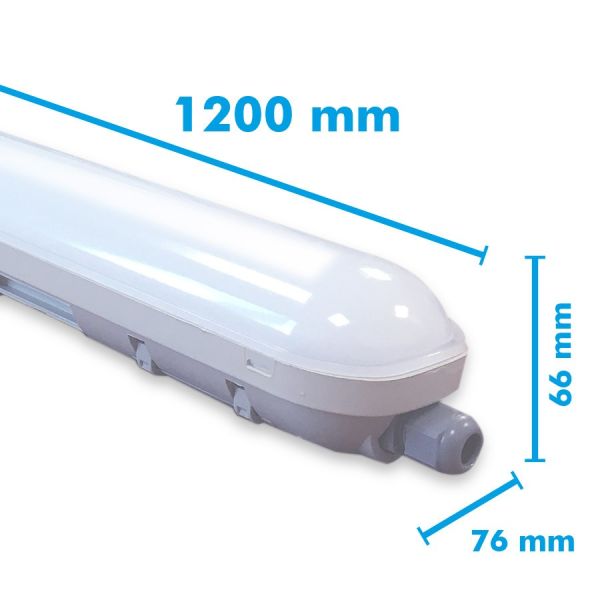 Maleta LED resistente al agua 36W PC / PC 1200mm