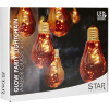 Guirlande secteur 10 ampoules micro LED ambrée