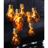 Garland area 10 bulbs micro LED amber