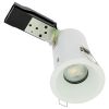 White fixed spot support BBC RT2012 automatic lampholder GU10