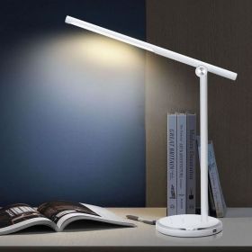 Dimmbare weiße LED-Schreibtischlampe mit Ladegerät für Mobiltelefone