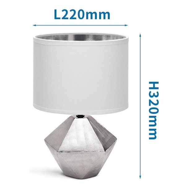 Lámpara de mesa en resina E14 31cm
