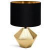 Lampe de Table a poser Ceramique Dorée E14 32 cm