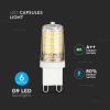 Lot De 6 Ampoules LED G9 3W Eq 25W  V-TAC