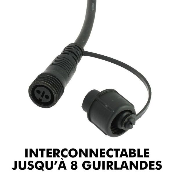 Guirlande Guinguette 10 Culots B22 10 mètres Interconnectable
