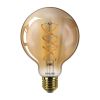 E27 LED bulb Globe filament 5.5W Amber Dimmable