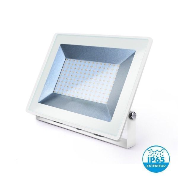 Projecteur Blanc LED 100W Forte luminosité 10 000 Lumens IP65