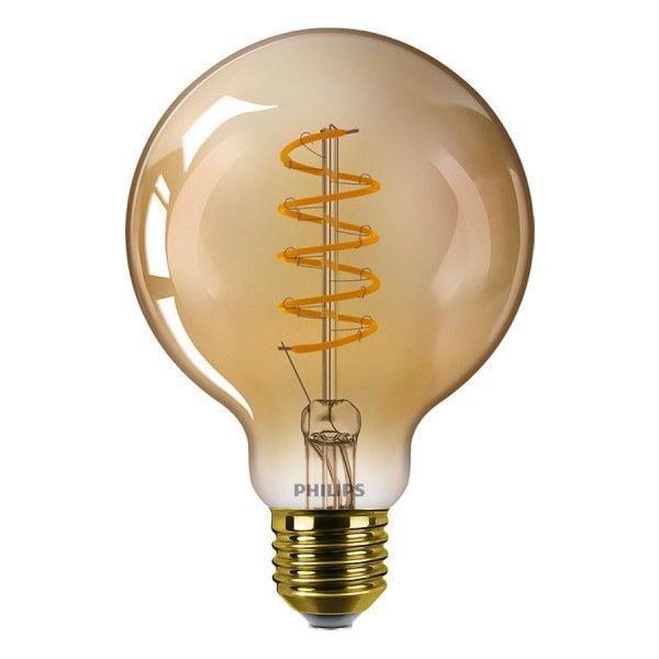 LED Birne E27 Globe Filament 3.8W Gold dimmbar