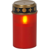 Red Cemetery decorative led candle