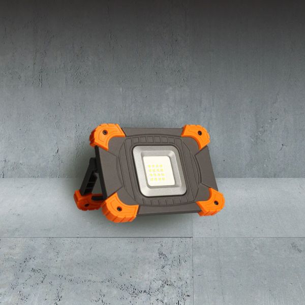 Rechargeable 10W LED site floodlight